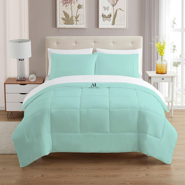 Aqua Blue Comforter Set