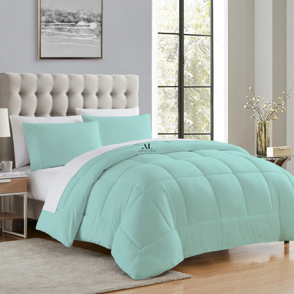Aqua Blue Comforter Set