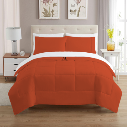 Orange Comforter Set