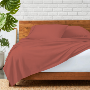 Brick Red Bed Sheets