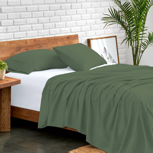Moss Green Bed Sheets
