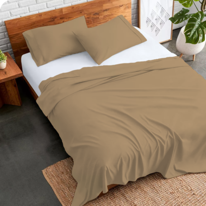 Taupe Bed Sheets
