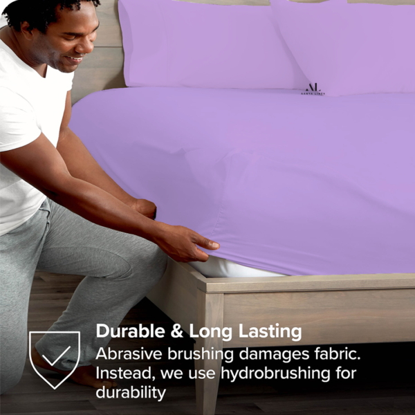Lilac Fitted Bed Sheets