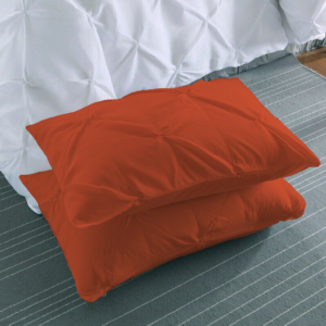 Orange Pinch Pillow Covers