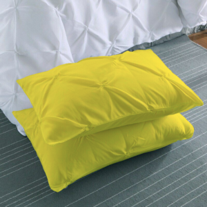 Yellow Pinch Pillow Covers