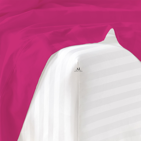 Hot Pink Stripe Bed Sheets