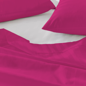 Hot Pink Stripe Bed Sheets