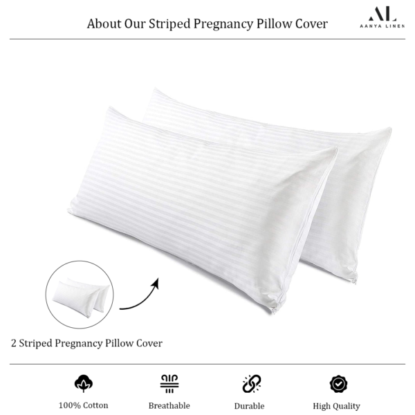 Stripe Pregnancy Pillow Covers - Guide