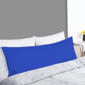 Royal Blue Stripe Pregnancy Pillow Cover