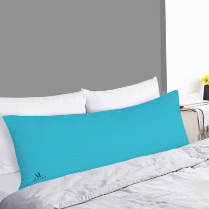 Turquoise Stripe Pregnancy Pillow Cover