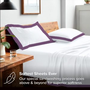 Lavender Dual Tone Bed Sheet Sets