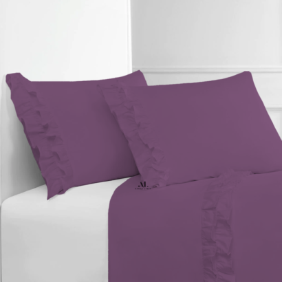 Lavender Ruffle Bed Sheets
