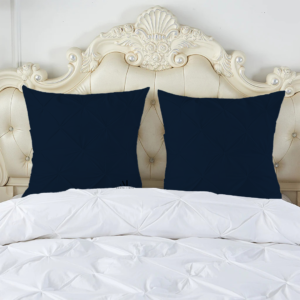 Navy Blue Pinch Cushion Covers