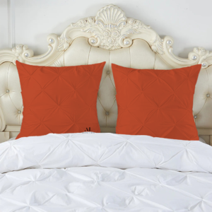 Orange Pinch Cushion Covers