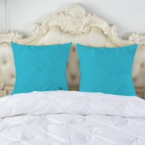 Turquoise Pinch Cushion Covers