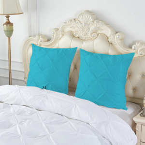 Turquoise Pinch Cushion Covers