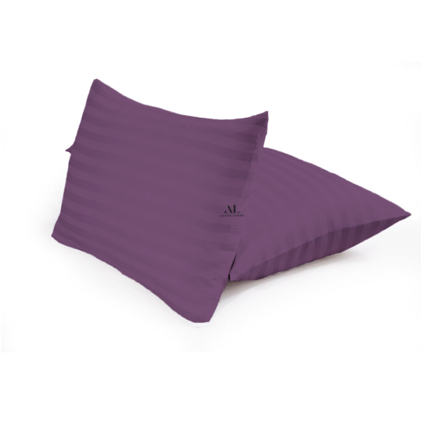 Lavender Stripe Pillow Covers