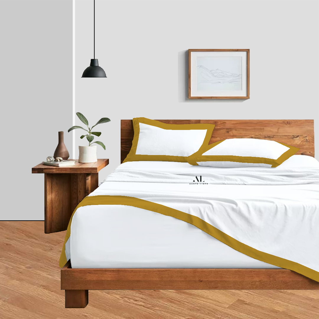 Gold Dual Tone Bed Sheet Sets