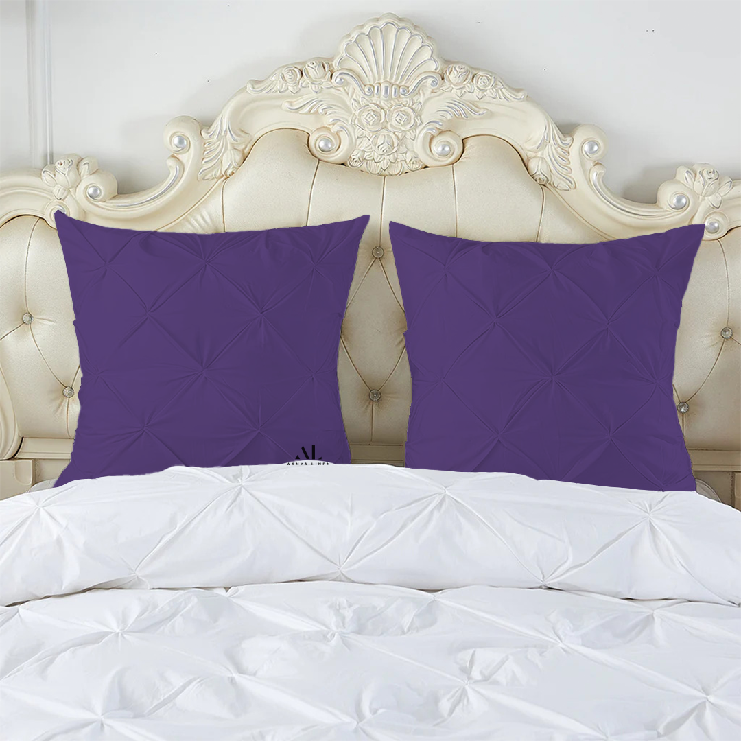 Purple Pinch Cushion Covers