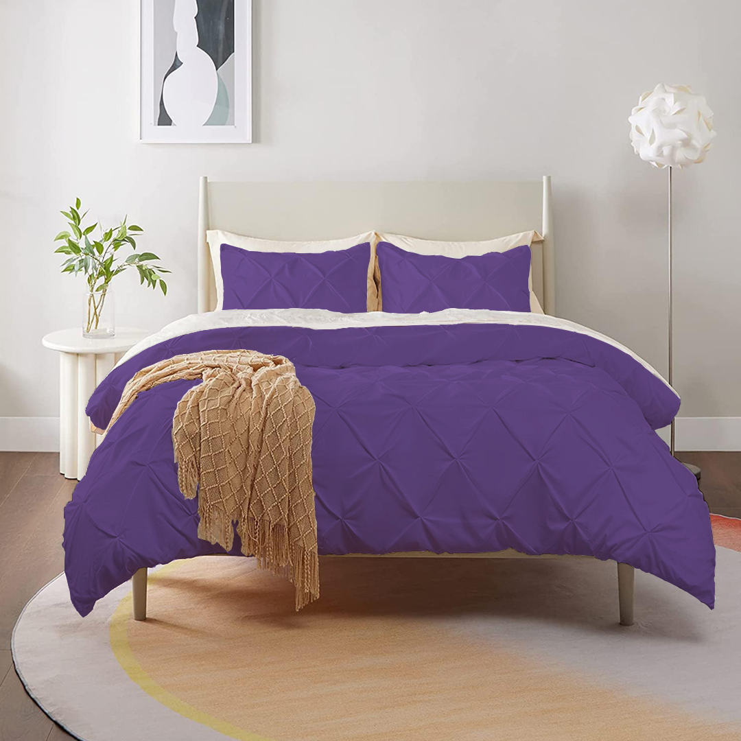 Purple Pinch Duvet Cover