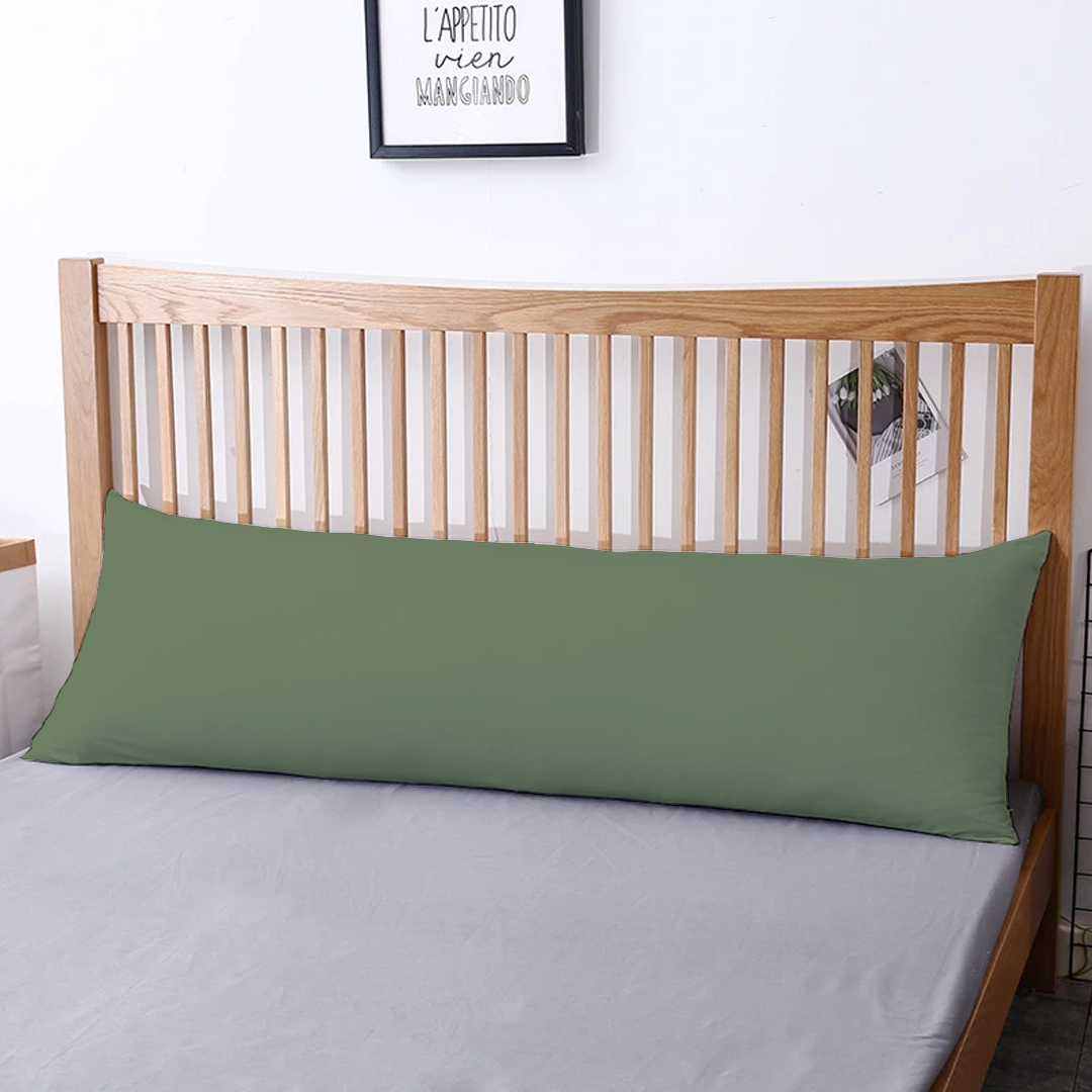Moss Green Pregnancy Pillow Cover
