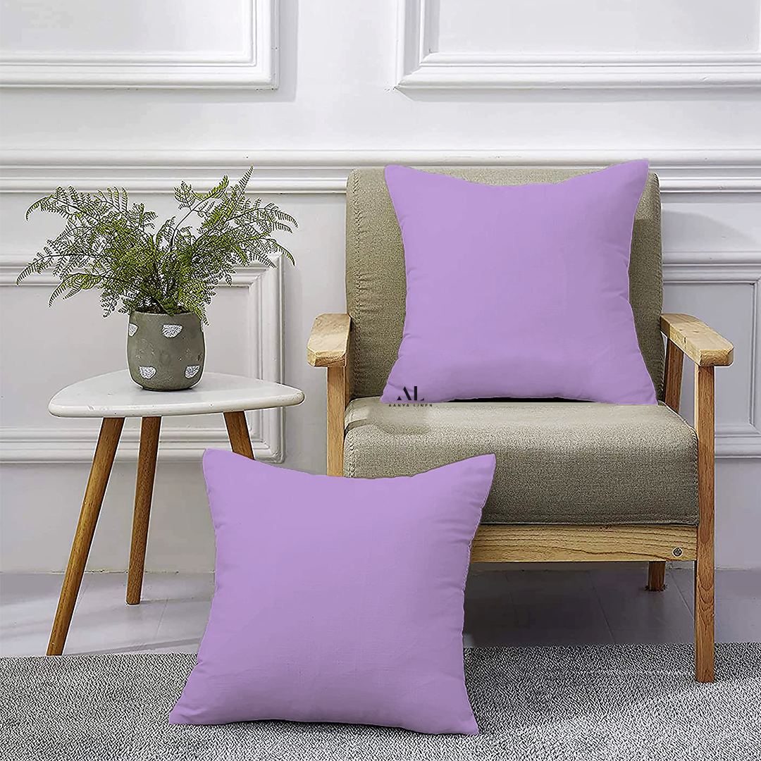 Lilac Cushion Covers