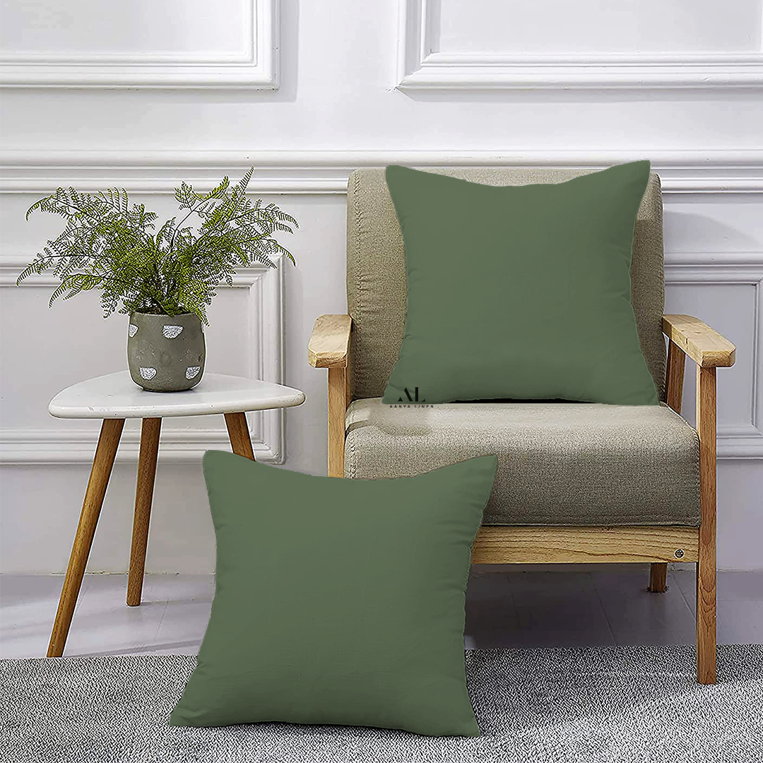 Moss Green Cushion Covers
