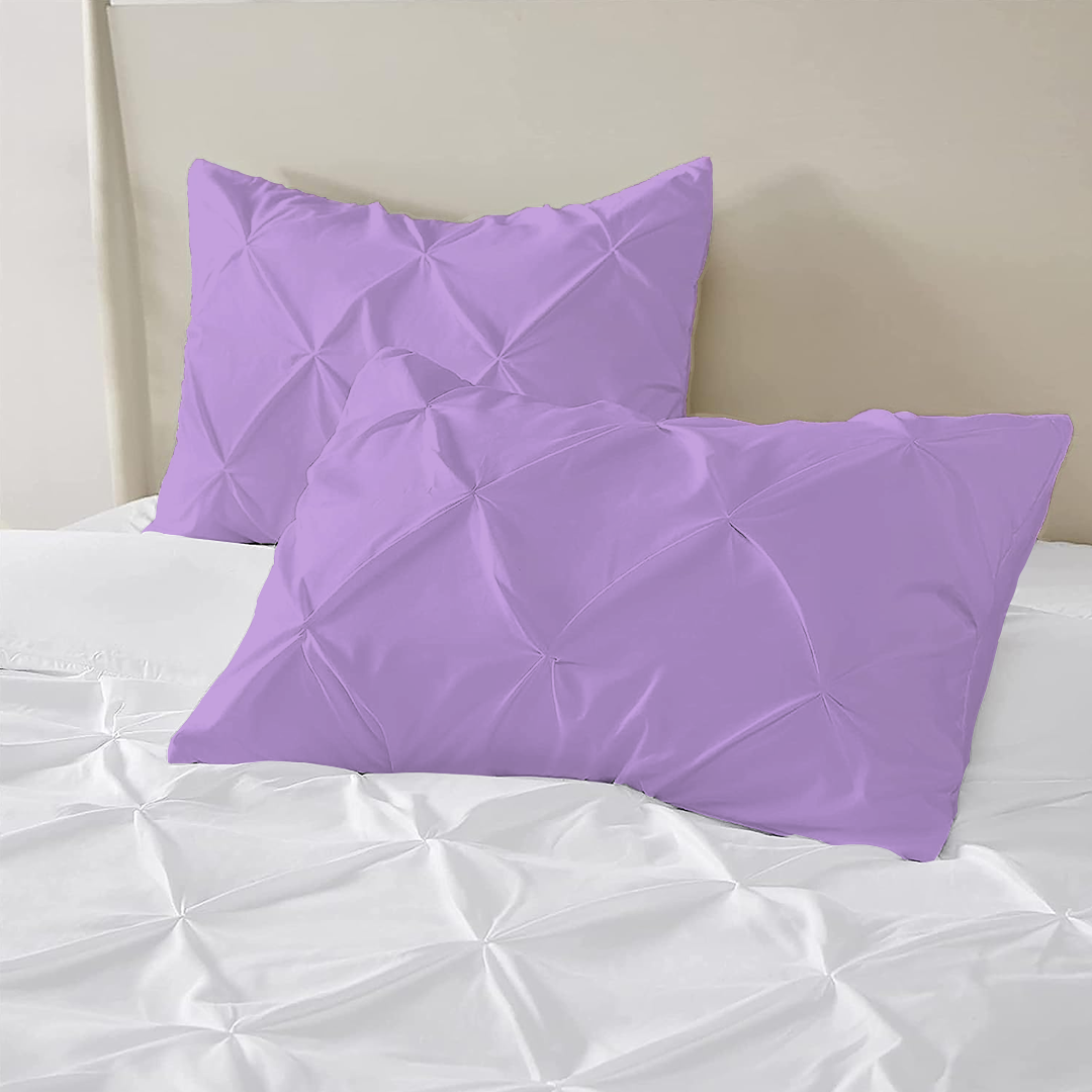 Lilac Pinch Pillow Covers
